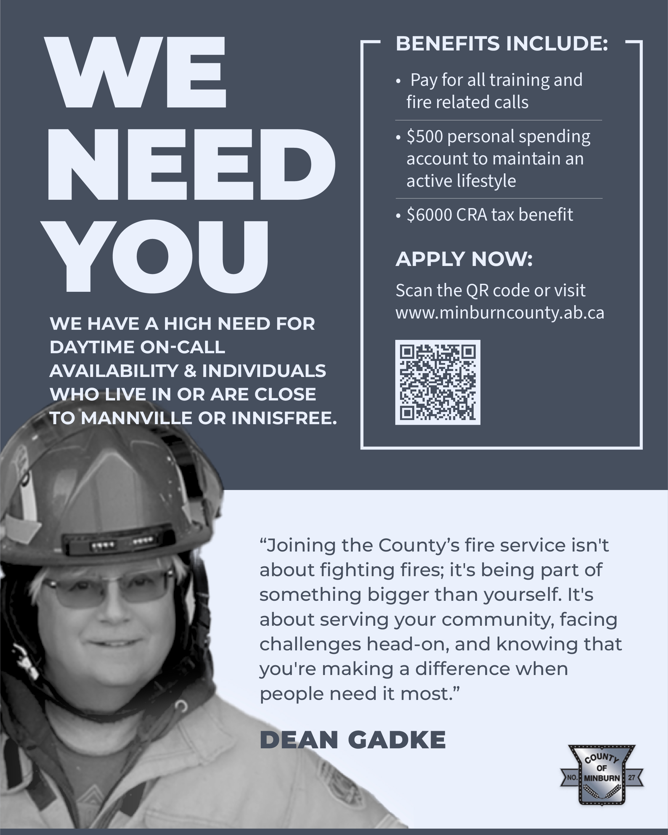 Fire Services Recruitment Ad